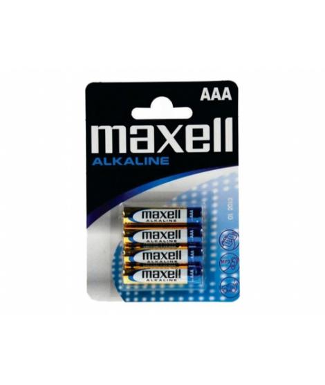 Maxell Pack de 4 Pilas Alcalinas LR03 AAA 1.5V