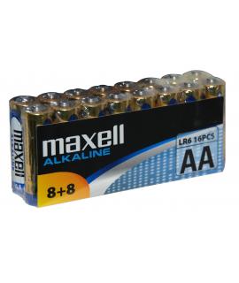 Maxell Pack de 16 Pilas Alcalinas LR06 AA 1.5V
