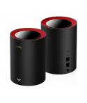 Cudy AX3000 Pack de 2 Sistemas WiFi 6 Mesh AX3000 2.5G Dual Band - Admite Ancho de Banda de 20/40/80/160MHz - 1x Puerto LAN 10/1