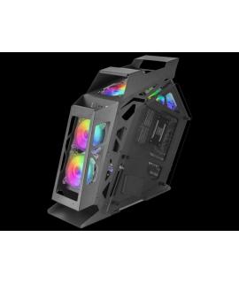 Mars Gaming Controladora Chroma ARGB - Medida en mm: 540x234x500 - Iluminacion Addressable RGB + 39 Modos de Luz - Doble Ventana