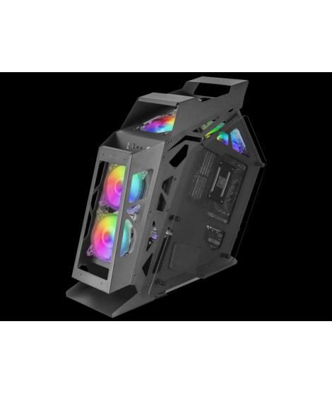 Mars Gaming Controladora Chroma ARGB - Medida en mm: 540x234x500 - Iluminacion Addressable RGB + 39 Modos de Luz - Doble Ventana