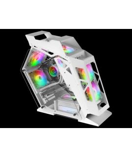 Mars Gaming Controladora Chroma ARGB - Medida en mm: 540x234x500 - Iluminacion Addressable RGB + 39 Modos de Luz - Doble Ventana