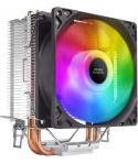 Mars Gaming Ventilador CPU 90mm con Disipador - Iluminacion RGB - Hasta 130W - Velocidad Max. 2200rpm - 2 Heatpipes