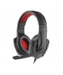 Mars Gaming MH020 Auriculares Gaming con Microfono Plegable - Diadema Ajustable - Almohadillas Acolchadas - Control en Cable - C