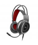 Mars Gaming MH120 Auriculares Gaming con Microfono Flexible - Diadema Ajustable - Almohadillas Acolchadas - Control en Auricular