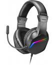 Mars Gaming Auriculares MH122 Ultraligeros con Iluminacion FRGB Rainbow - Sonido Hi-Fi Ultra-Bass Spatial Sound - Diseño Ergonom