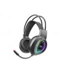 Mars Gaming MH220 Auriculares Gaming con Microfono Flexible - Iluminacion RGB - Diadema Ajustable - Almohadillas Acolchadas - Co