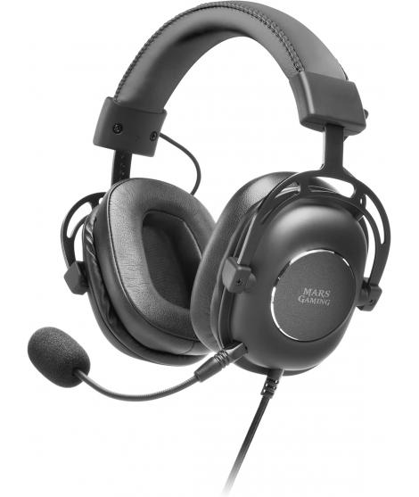 Mars Gaming Auriculares MH6 NEOGRAPHENE 7.1 - Drivers Neographene - Cancelacion de Ruido Pasiva - Tarjeta de Sonido DAC 7.1 - Es