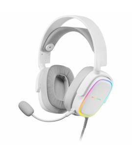 Mars Gaming MHAXW Auriculares Gaming con Microfono Extraible - Iluminacion RGB - Diadema Ajustable - Almohadillas Acolchadas - C