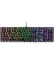 Mars Gaming Teclado Mecanico RGB MK422 - Tecnologia Antipolvo - Efectos de Iluminacion Rainbow - Teclas Ultra-resistentes - Func