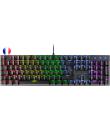 Mars Gaming Teclado Mecanico RGB MK422 - Tecnologia Antipolvo - Efectos de Iluminacion Rainbow - Teclas Ultra-resistentes - Func