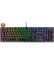 Mars Gaming Teclado Mecanico RGB MK422 - Tecnologia Antipolvo - Efectos de Iluminacion Rainbow - Teclas Ultra-resistentes - Func