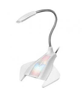 Mars Gaming MMiC Microfono de Mesa con Cuello Flexible USB - Iluminacion RGB - Boton Silencio - Cable de 1.50m