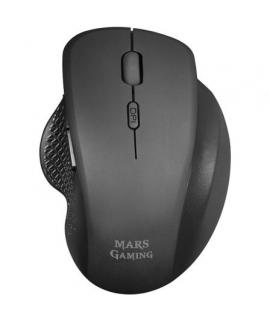 Mars Gaming MMWERGO Raton Inalambrico USB 3200dpi - Diseño Ergonomico - Switches Mecanicos Kailh - Uso Diestro