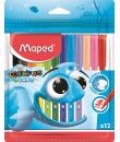 Maped Rotuladores Color´Peps Ocean - Punta Media Bloqueada 2 mm. - Ojival, Suave y Flexible - Colores Brillantes y Vivos - Tinta
