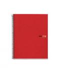 Miquel Rius Notebook6 Cuaderno de Espiral Formato A5 - 150 Hojas de 70gr Microperforadas con 2 Taladros - Cubiertas de Polipropi