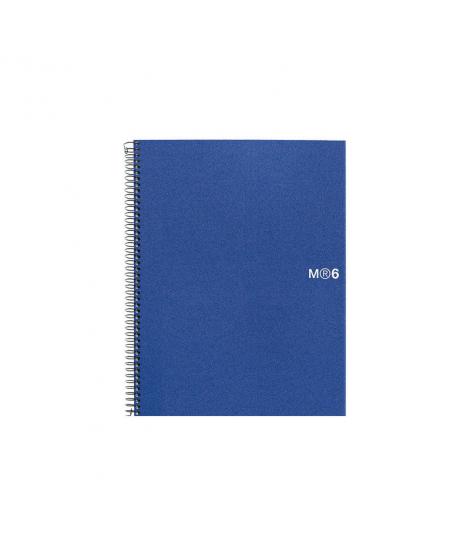 Miquel Rius Notebook6 Cuaderno de Espiral Formato A5 - 150 Hojas de 70gr Microperforadas con 2 Taladros - Cubiertas de Polipropi