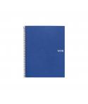 Miquel Rius Notebook6 Cuaderno de Espiral Formato A5 - 150 Hojas de 70gr Microperforadas con 2 Taladros - Cubiertas de Polipropi