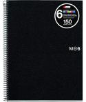 Miquel Rius Notebook6 Cuaderno de Espiral Formato A4 Horizontal 7mm - 150 Hojas de 70gr Microperforadas con 4 Taladros - Cubiert