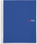 Miquel Rius Notebook8 Cuaderno de Espiral Formato A4 - 200 Hojas de 70 gr Microperforadas con 4 Taladros - Cubiertas de Poliprop