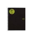 Miquel Rius Notebook4 Eco Cuaderno de Espiral Formato A5 - Papel 100% Recuperado Post-Consumo - 120 Hojas de 80gr Microperforada
