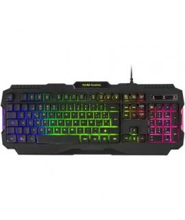 Mars Gaming MRK0 Teclado USB - Retroiluminacion LED RGB - Antighosting