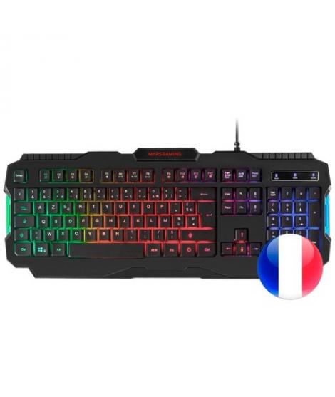 Mars Gaming MRK0 Teclado Gaming RGB Rainbow 9 Colores 15 Teclas de Funcion - 560x199x32mm - Retroiluminacion Multicolor, Capacid