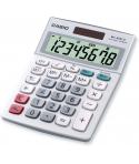 Casio MS88ECO Calculadora de Escritorio Financiera - Conversion de Moneda - Calculo de Impuestos - Pantalla LCD de 8 Digitos - S