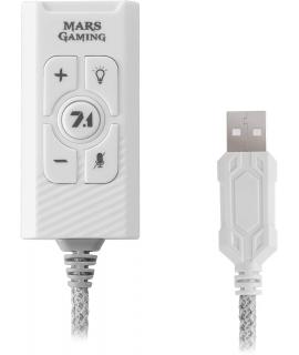 Mars Gaming MSC2W Tarjeta de Sonido Externa 7.1 USB - Jack 3.5mm Audio