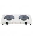 Muvip Cocina Electrica de 2 Placas 2000W - 5 Niveles de Potencia - Termostato con Sistema de Seguridad
