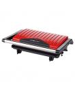 Muvip Sandwichera Placa tipo Grill Inox 750W - Placa Superior Basculante - Presion Uniforme - Asa Tacto Frio