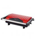 Muvip Sandwichera Placa tipo Grill Inox 750W - Placa Superior Basculante - Presion Uniforme - Asa Tacto Frio