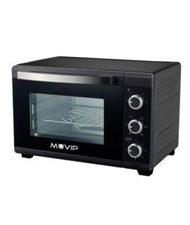 Muvip Horno 1600W 25L - Regulador de Temperatura 100º-230º - Exterior de Acero con Revestimiento - Selector de Tiempo - Puerta d