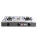 Muvip Serie Strong Cocina de Gas Inox 3 Fuegos - Encendido Piezoelectrico - Quemador de Hierro Fundido Desmontable