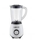 Muvip Batidora de Vaso 1300W 1.5L - 2 Velocidades - Chuchillas de Acero Inoxidable - Funcion Pica Hielo - Bloqueo de Seguridad