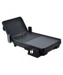 Muvip Sandwichera + Plancha Asar 2000W - Apertura hasta 180º - Placas Grill + Lisa - Selector de Temperatura - Placa Superior Ba