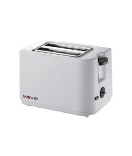 Muvip Tostadora de Pan 700W - Capacidad para 2 Rebanadas - 6 Niveles de Tostado - Parada Automatica y Manual