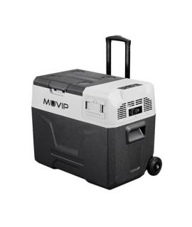 Muvip Nevera Portatil con Compresor - Capacidad 30 litros - Proteccion para bateria - Luz led interior - Conexion 12/24/220V - P