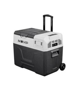 Muvip Nevera Portatil con Compresor - Capacidad 40L - Luz LED - Proteccion Bateria - Temperatura -20º/+20º - Conexion 12/24/220V