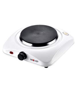 Muvip Cocina Electrica 1 Fuego 1000W - 5 Niveles de Potencia - Color Blanco