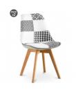 Muvip Pack 2 Sillas Design D400 - Tela Patchwork