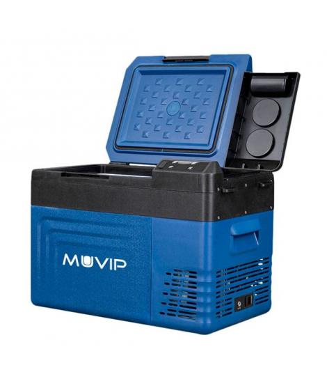 Muvip Nevera Compresor Portatil Blue 24 Litros - Asas de transporte - Compresor silencioso - Color Azul