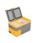 Muvip Nevera Portatil con Compresor 24 Litros Doble Zona - Compresor Silencioso - Color Amarillo