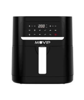 Muvip Freidora Aire Caliente 7 Litros 1800W Pantalla Tactil - 10 Programas de Coccion - Color Negro