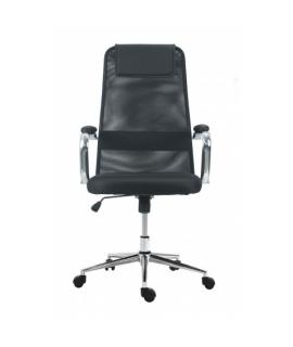 Muvip Silla Regulable con Soporte Lumbar - Base Giratoria de Acero de 320mm - Peso Maximo 100kg - Asiento Acolchado - Elevacion 