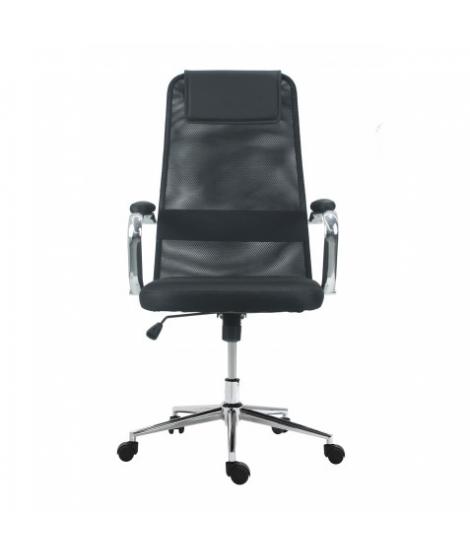 Muvip Silla Regulable con Soporte Lumbar - Base Giratoria de Acero de 320mm - Peso Maximo 100kg - Asiento Acolchado - Elevacion 