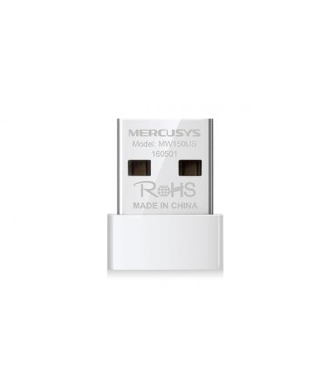 Mercusys Adaptador USB Nano Inalambrico N150 - USB 2.0 - Hasta 150Mbps