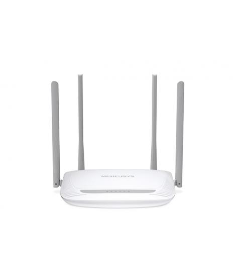 Mercusys Router Inalambrico N 300Mbps - 4 Puertos 10/100Mbps - 4 Antenas 5dBi - Tecnologia 2x2 MIMO - Hasta 500m2 cobertura WiFi