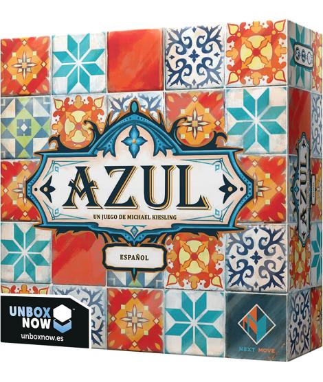 Azul Juego de Tablero - Tematica Puzzle Construccion - De 2 a 4 Jugadores - A partir de 8 Años - Duracion 30min. aprox.