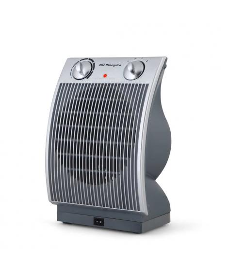 Orbegozo FH 6035 Calefactor Compacto y Oscilante - Calor Instantaneo - Termostato Regulable - Funcion Ventilador - Proteccion co